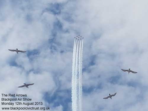 The Red Arrows at the Blackpool Air Show