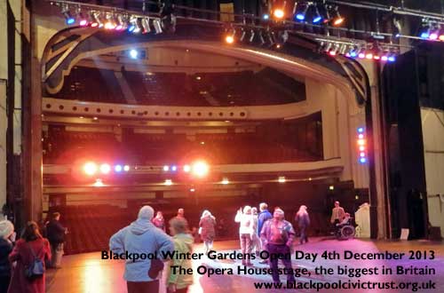 Blackpool Opera House stage