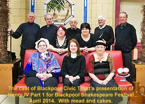 The cast of Henry IV Part 1 by Blackpool Civic Trust