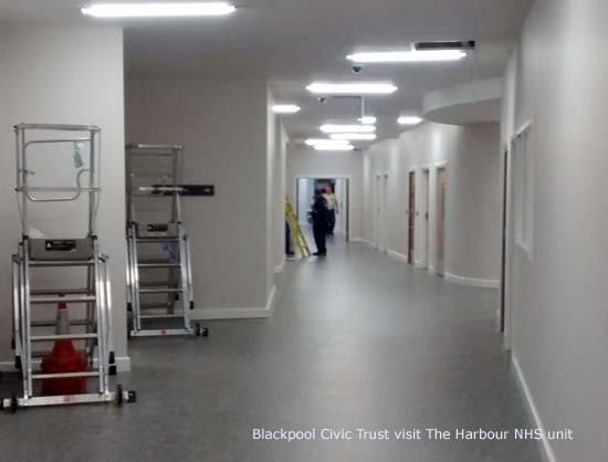 Blackpool Civic Trust visit The Harbour mental health in-patient unit