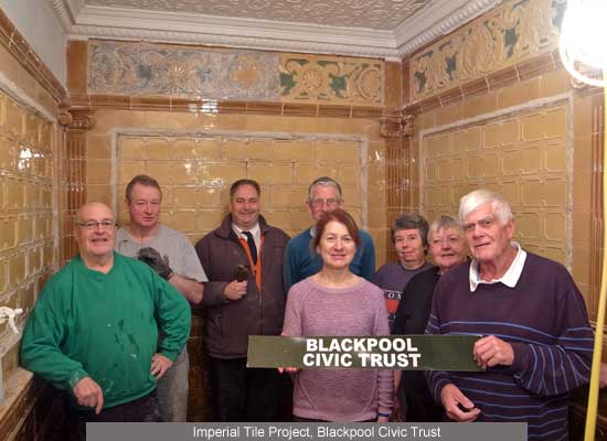 Blackpool Civic Trust Imperial Hotel Tile Project