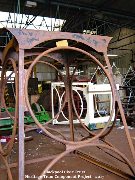 Blackpool Civic Trust - Heritage Tram Component project 2017