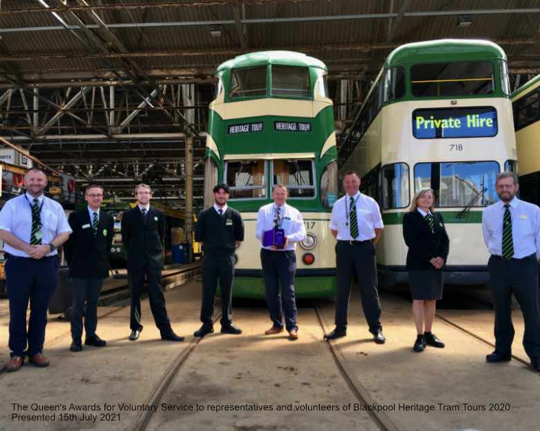 Volunteers at Blackpool Heritage Trams